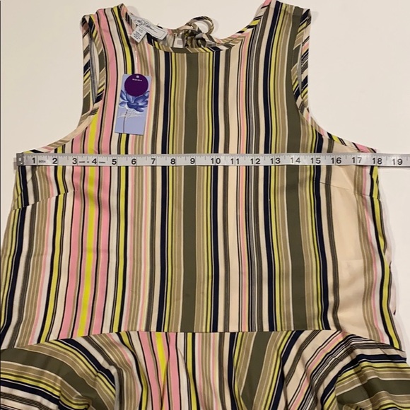 Libby Edelman XS Striped Tank Top Pullover New - Picture 9 of 12